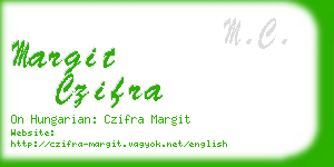 margit czifra business card